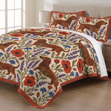 Wildflower Dachshund Quilt Set
