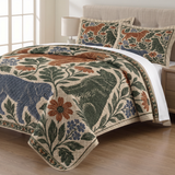 Botanical Golden Retriever Quilt Set