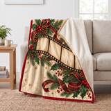 Christmas Film Strip Dogs Sherpa Blanket