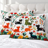 Meadow Play Cats Pillowcase Set
