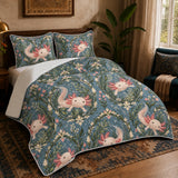 Botanical Medallions Axolotl Quilt Set