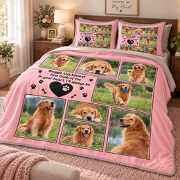 Matching Whenever You Miss Me quilt set