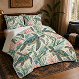 Coral Lagoon Sea Turtle Quilt Set